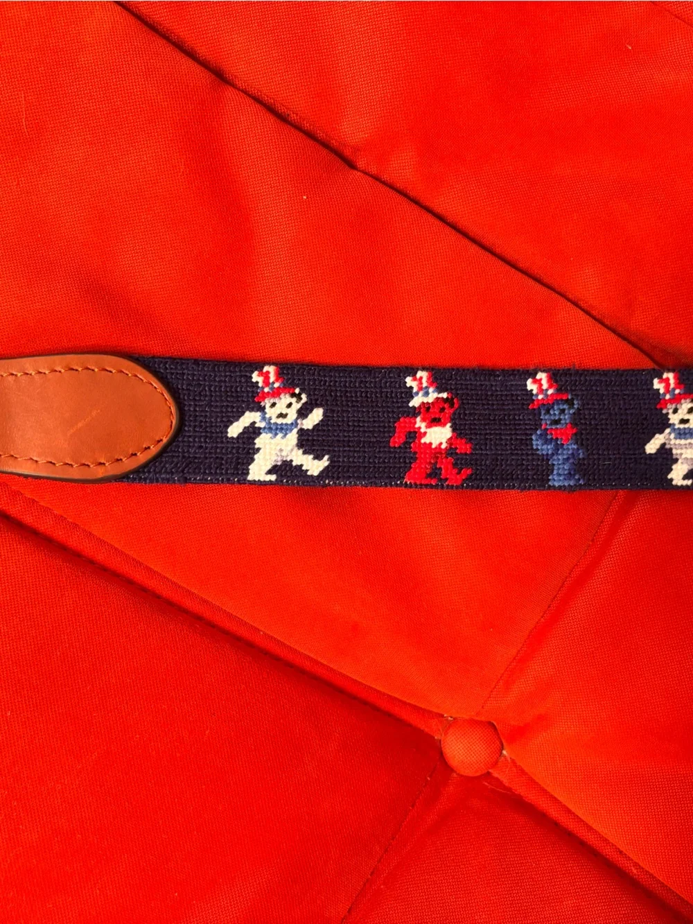 Smathers and Branson Grateful Dead America 4th of July needlepoint belt size 40